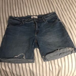 The Loft Bermuda Denim Shorts